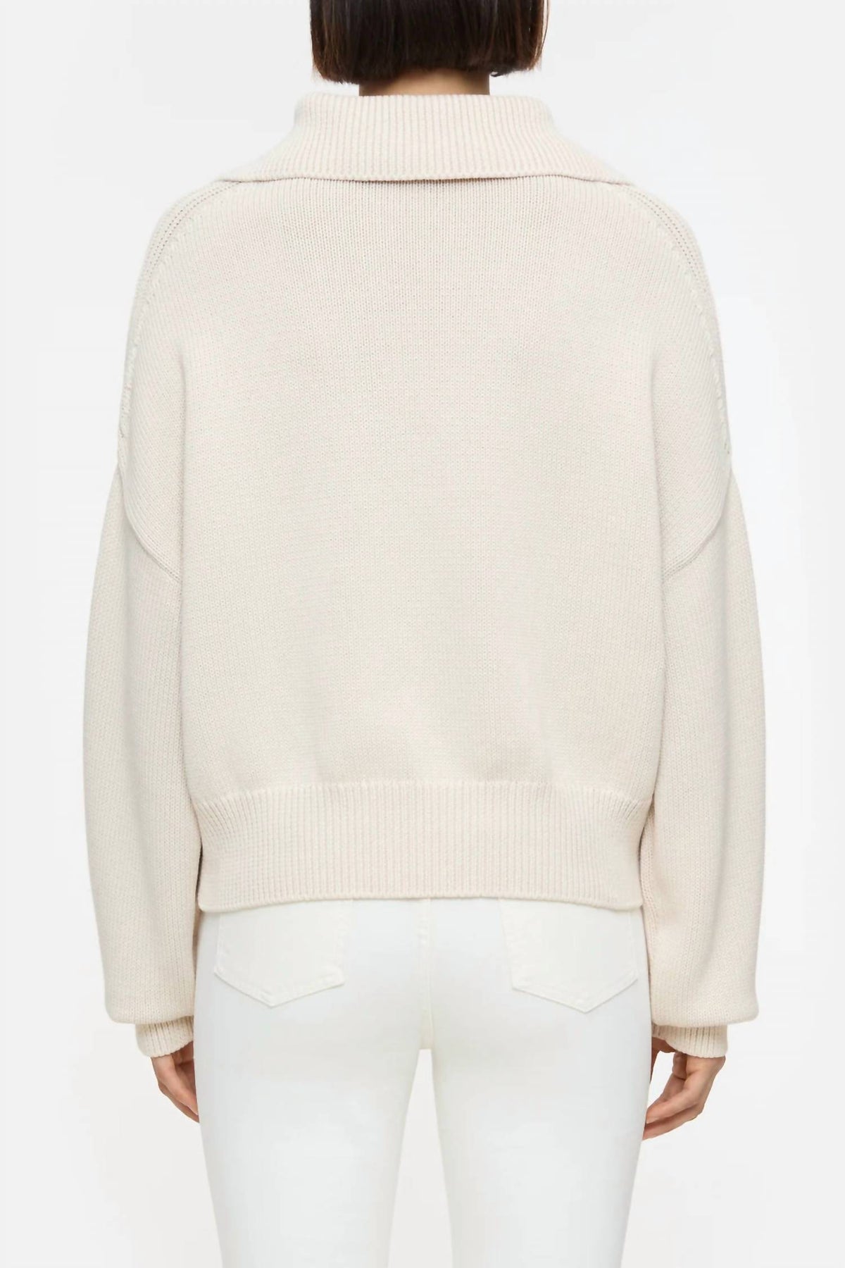 Closed - Cropped Troyer Sweater