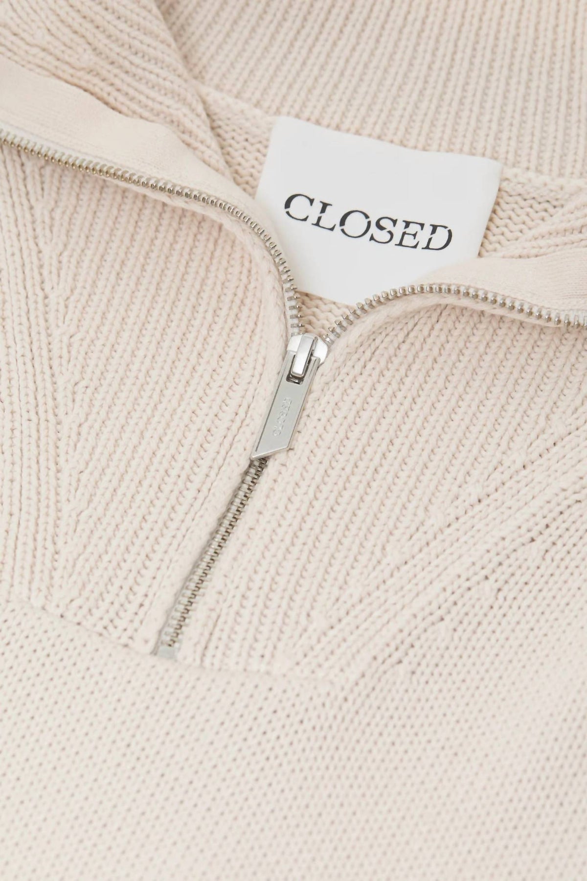 Closed - Cropped Troyer Sweater