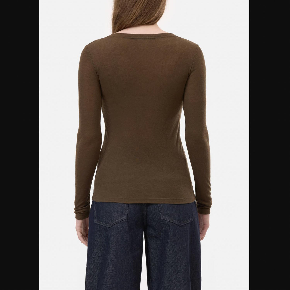 Closed - Deep Scoopneck Long Sleeve Tee