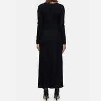 Closed - Draped Midi Dress - black - clothing - dresses