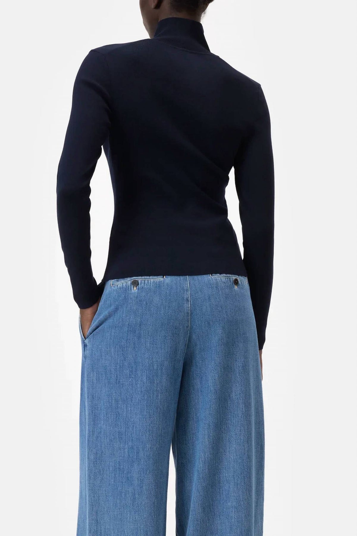 Closed - Half Zip Fine-knit Top