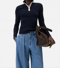 Closed - Half-zip Long Sleeve Sweater
