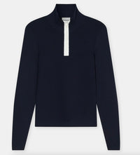 Closed - Half-zip Long Sleeve Sweater
