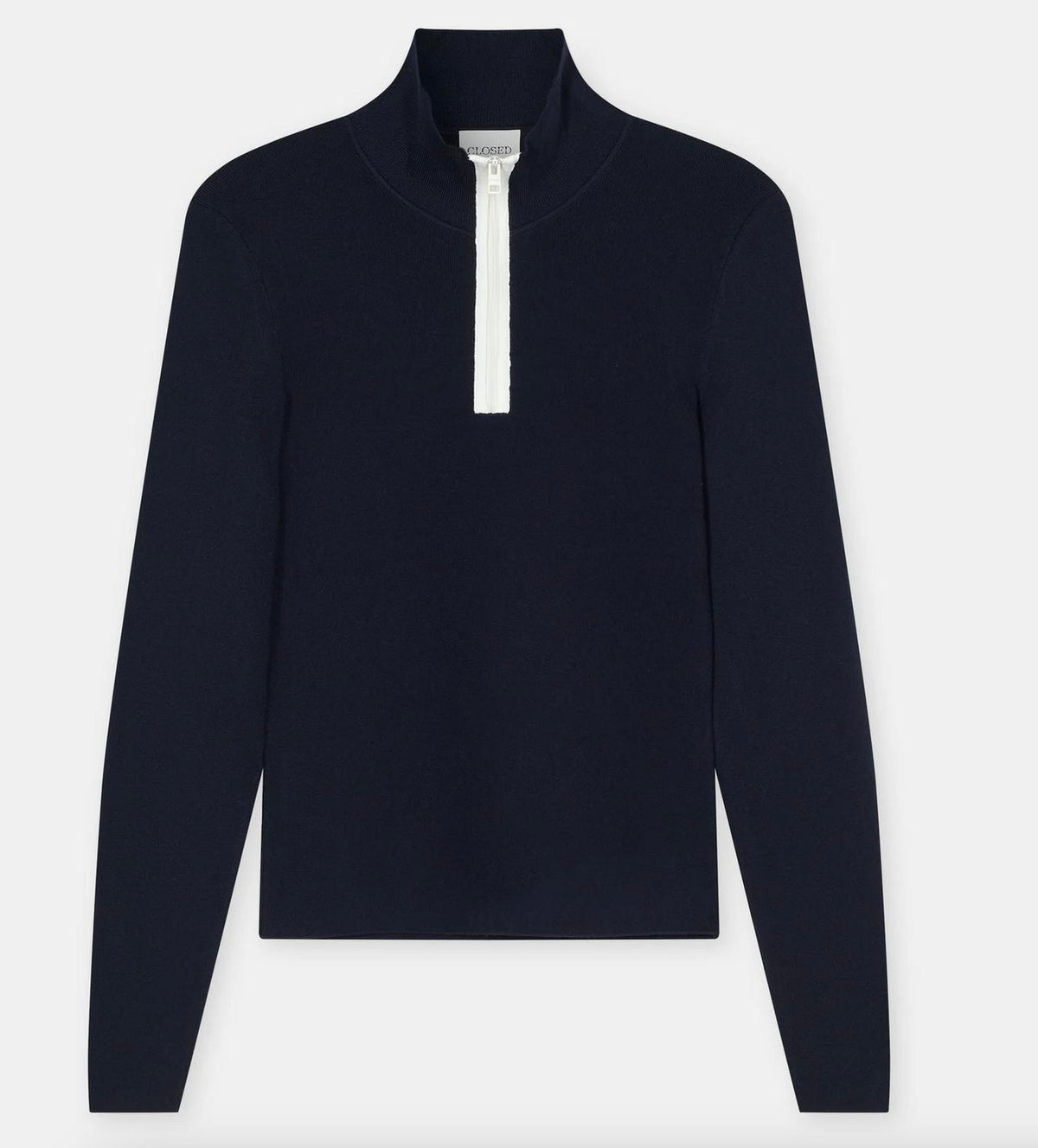 Closed - Half-zip Long Sleeve Sweater