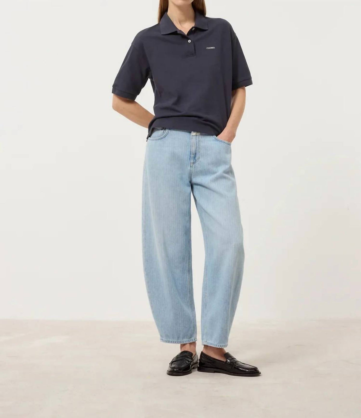Closed - Jazzie Barrel Jean