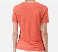 Closed - Linen V-Neck T-Shirt