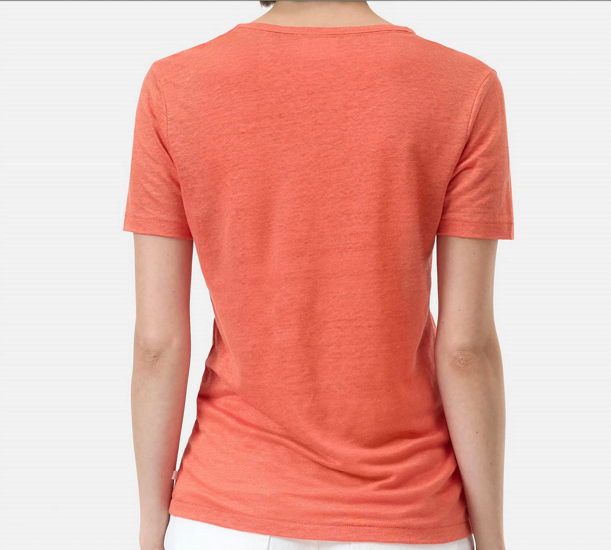 Closed - Linen V-Neck T-Shirt