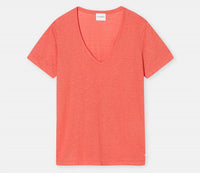 Closed - Linen V-Neck T-Shirt