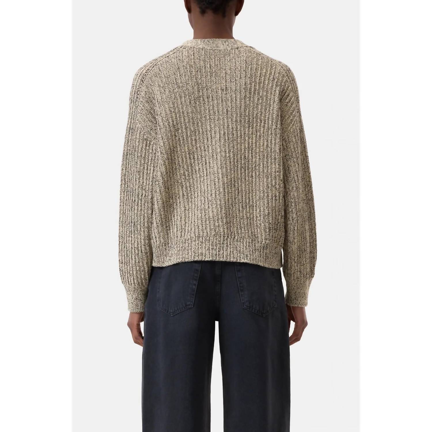 Closed - Mouline Yarn Cardigan - beige - cardigans - clothing