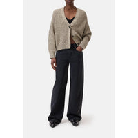 Closed - Mouline Yarn Cardigan - beige - cardigans - clothing