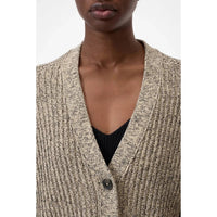 Closed - Mouline Yarn Cardigan - beige - cardigans - clothing
