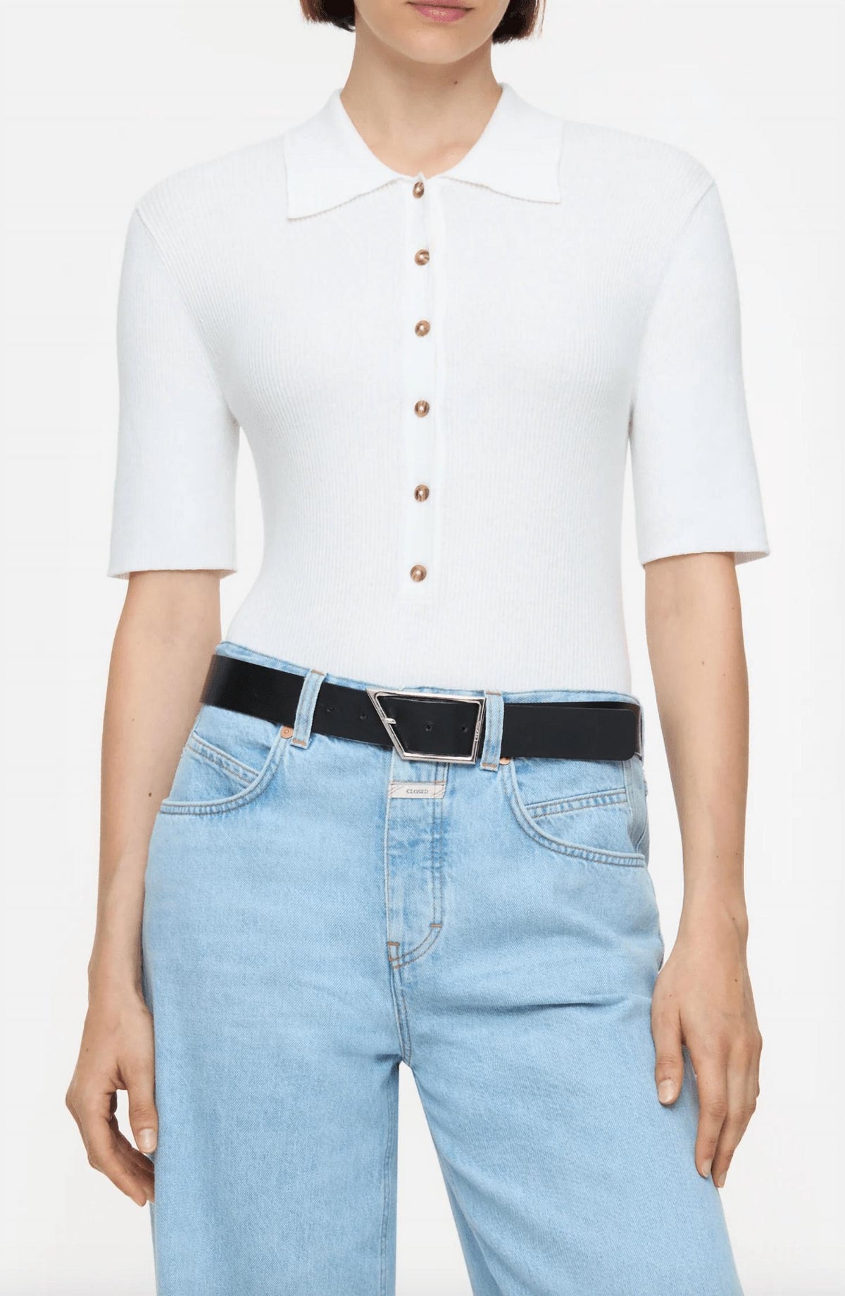 Closed - Polo Short Sleeve Top