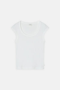 Closed - Ribbed Cap Sleeve Top