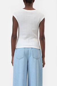 Closed - Ribbed Cap Sleeve Top