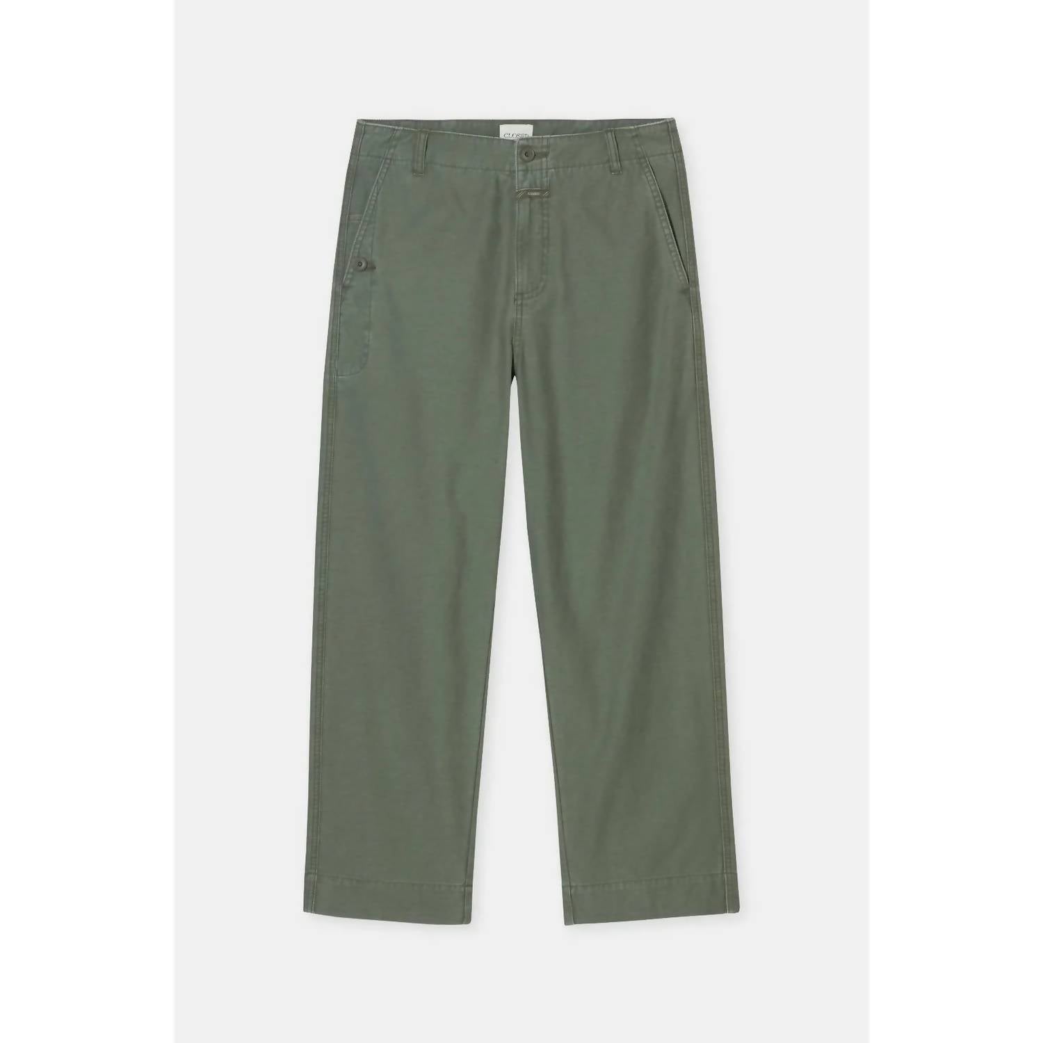 Closed - Rovea Relaxed Pants - clothing - cotton - green