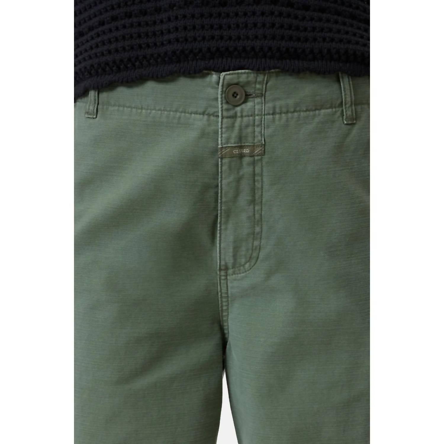 Closed - Rovea Relaxed Pants - clothing - cotton - green
