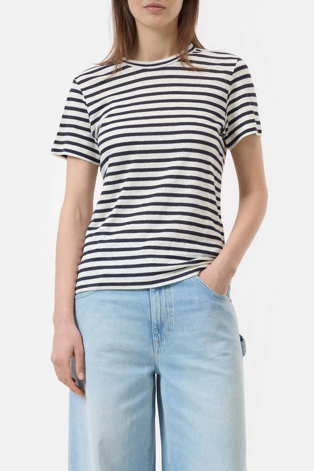 Closed - Striped Linen T-shirt