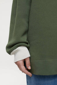 Closed - Women's Polo Shirt In Two - tone - cardigans - clothing - cotton - blend