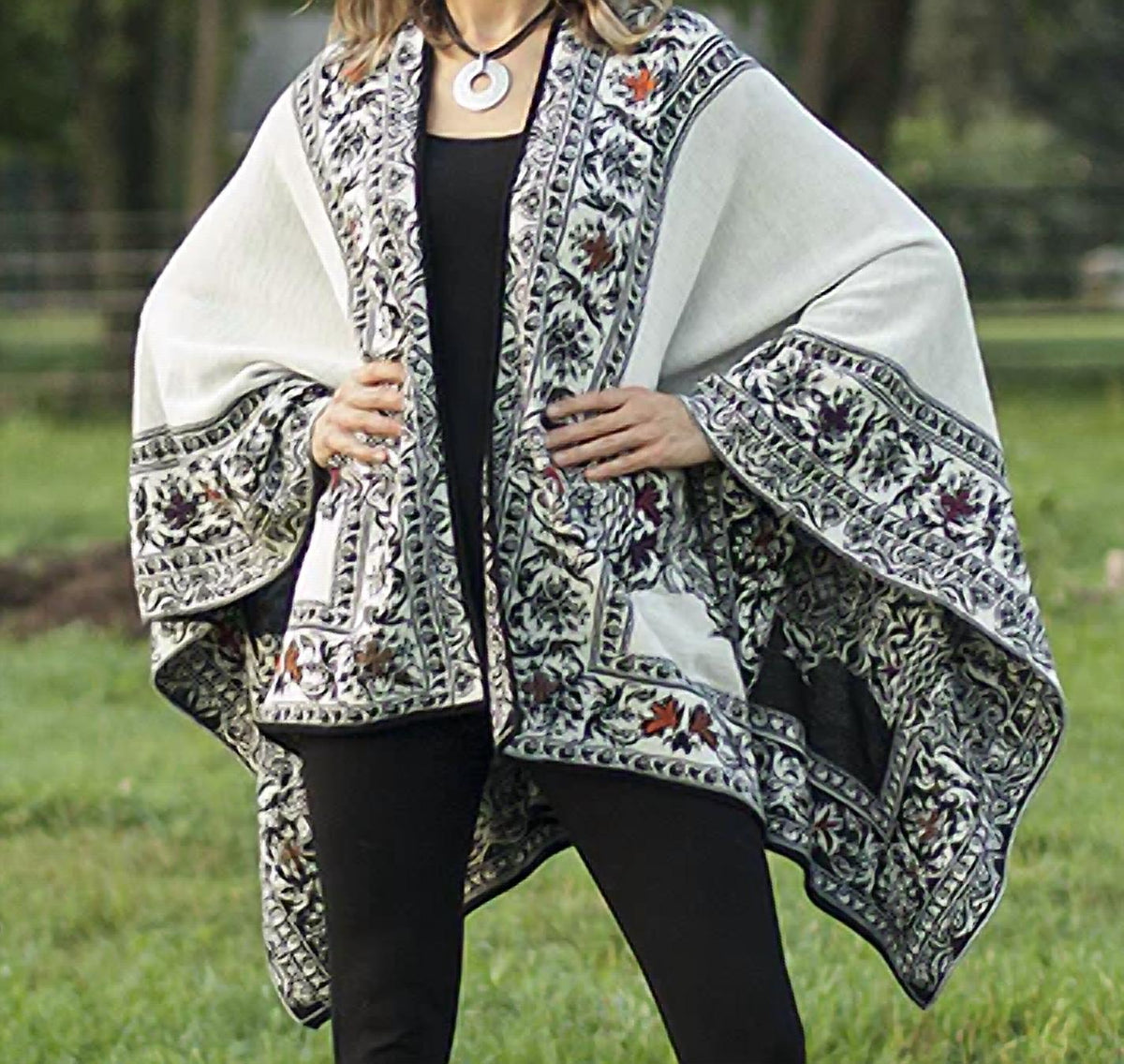 Cloud Nine - Reversible Ruana Cape