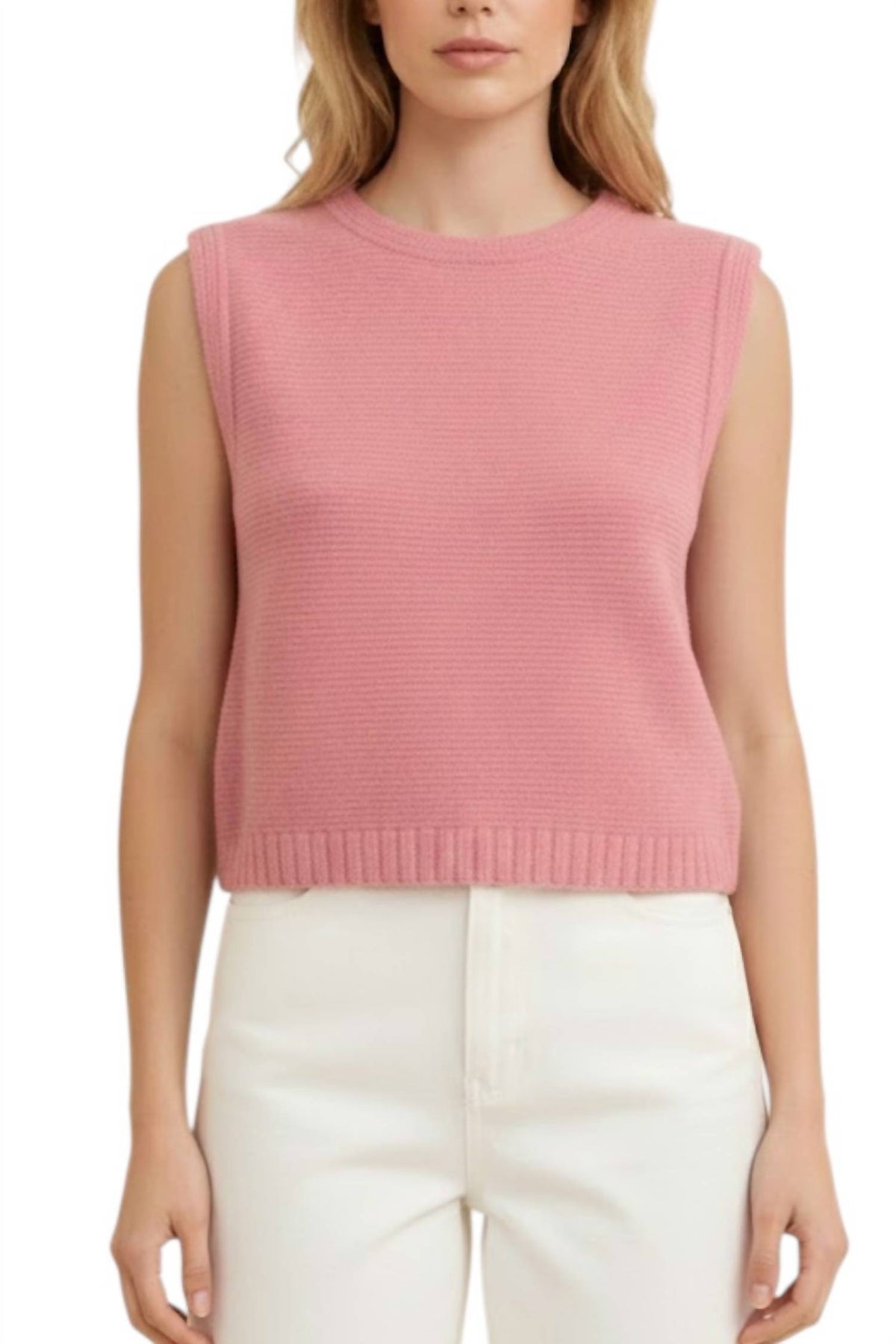 Cloud Ten - Bow Back Sweater Tank