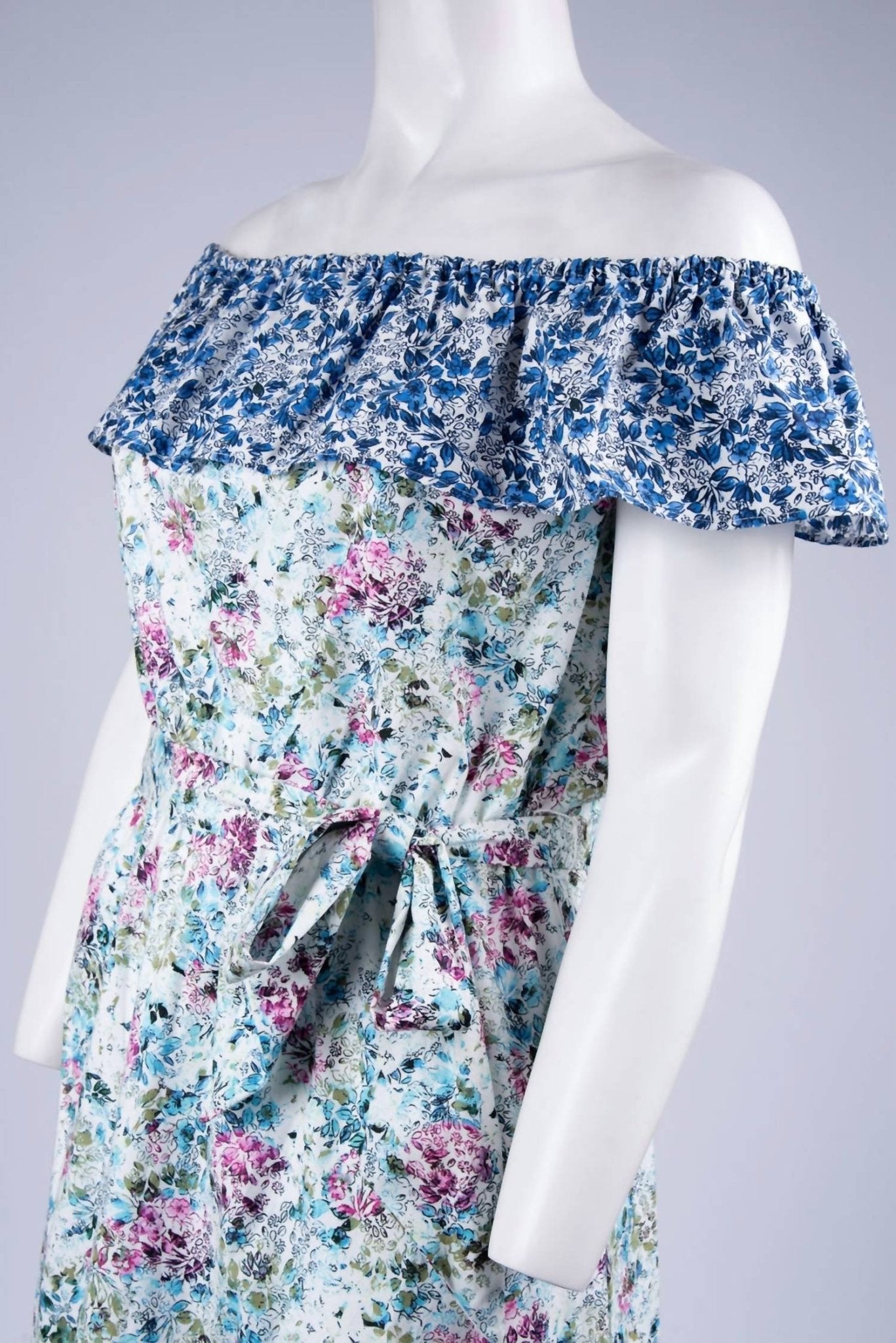 Clover And Sloane - Off The Shoulder Day Dress - clothing - collection:vacationdresses(Auto) - dresses