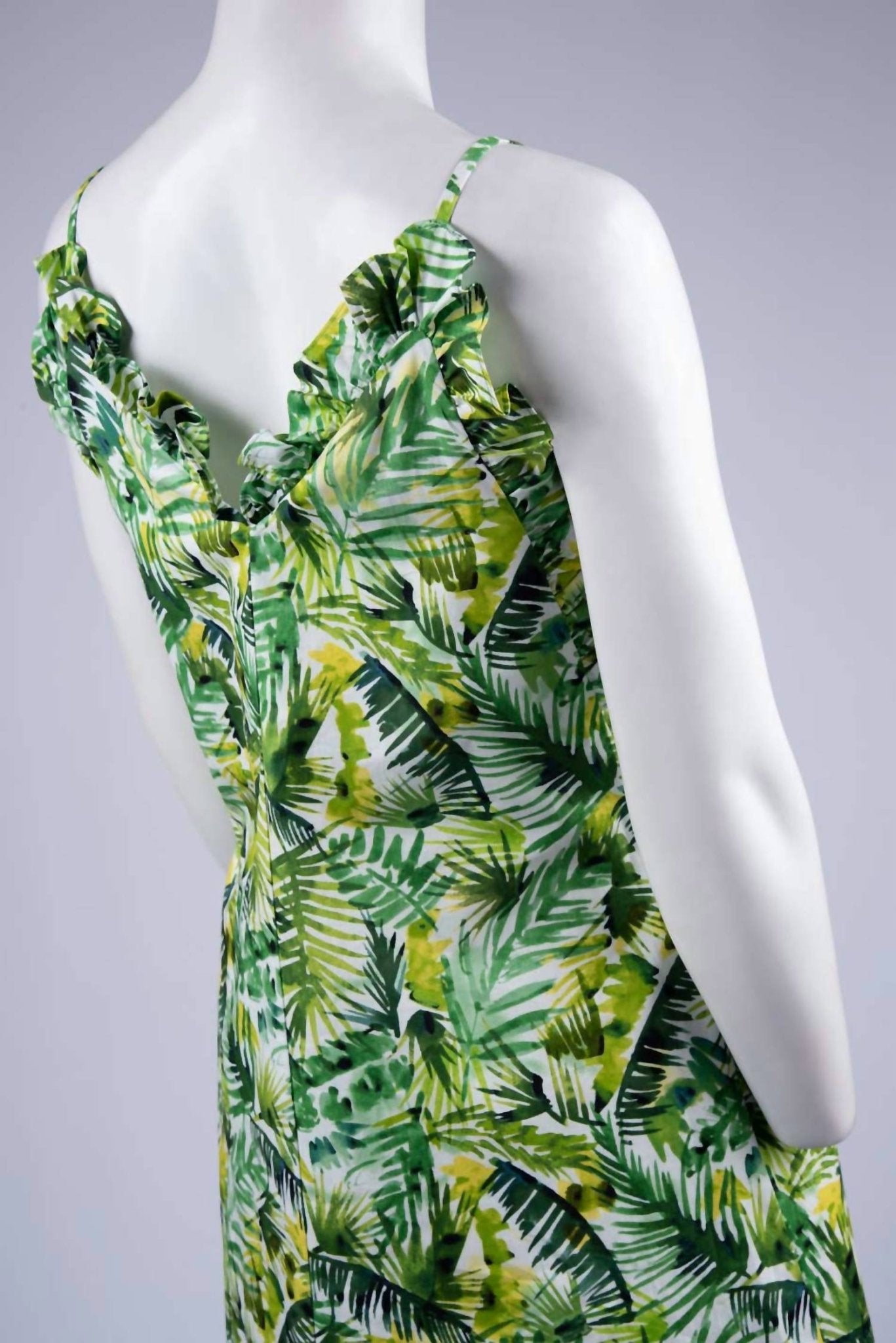 Clover And Sloane - Sleeveless Ruffle Top Knee Length Dress - clothing - collection:vacationdresses(Auto) - dresses
