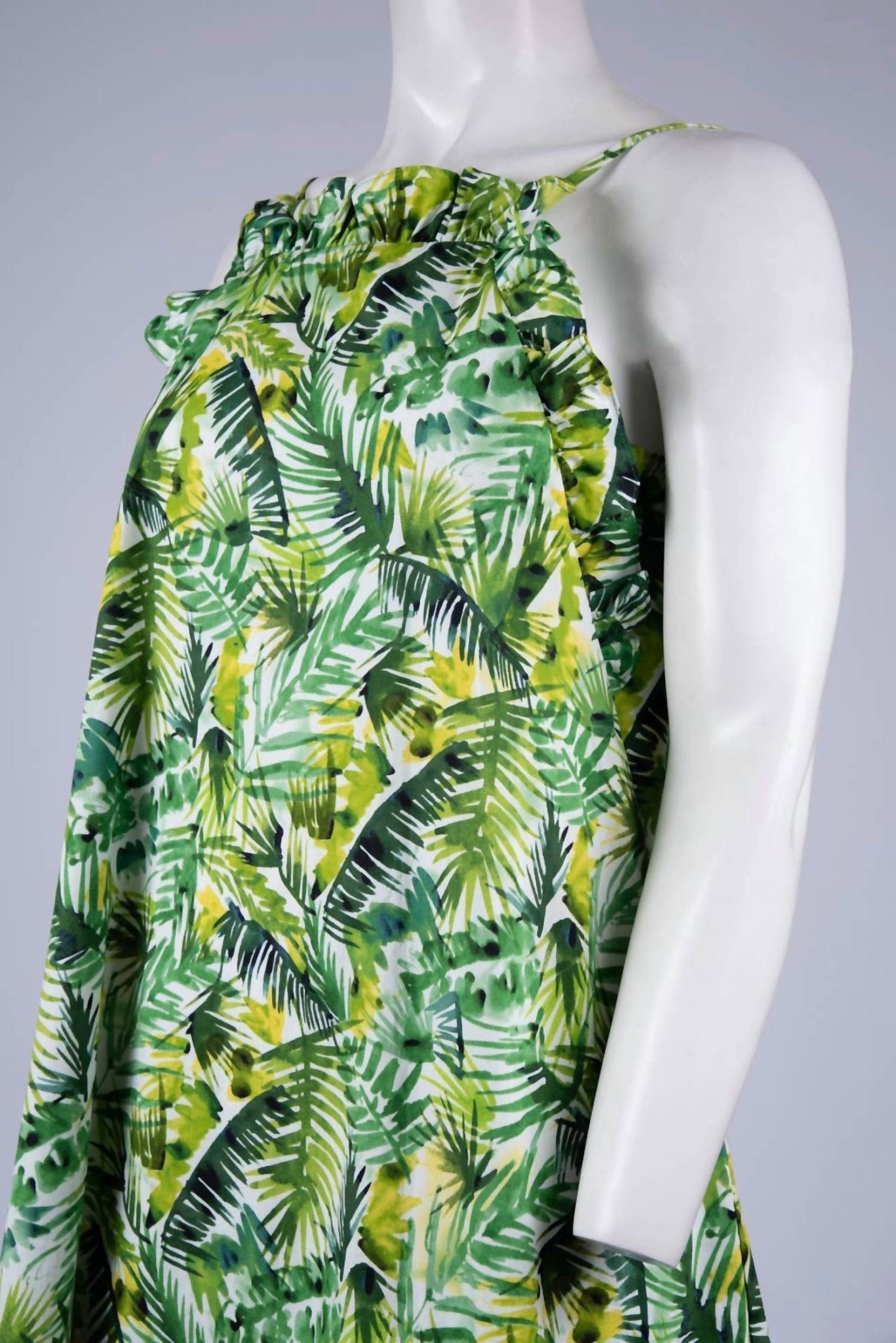Clover And Sloane - Sleeveless Ruffle Top Knee Length Dress - clothing - collection:vacationdresses(Auto) - dresses