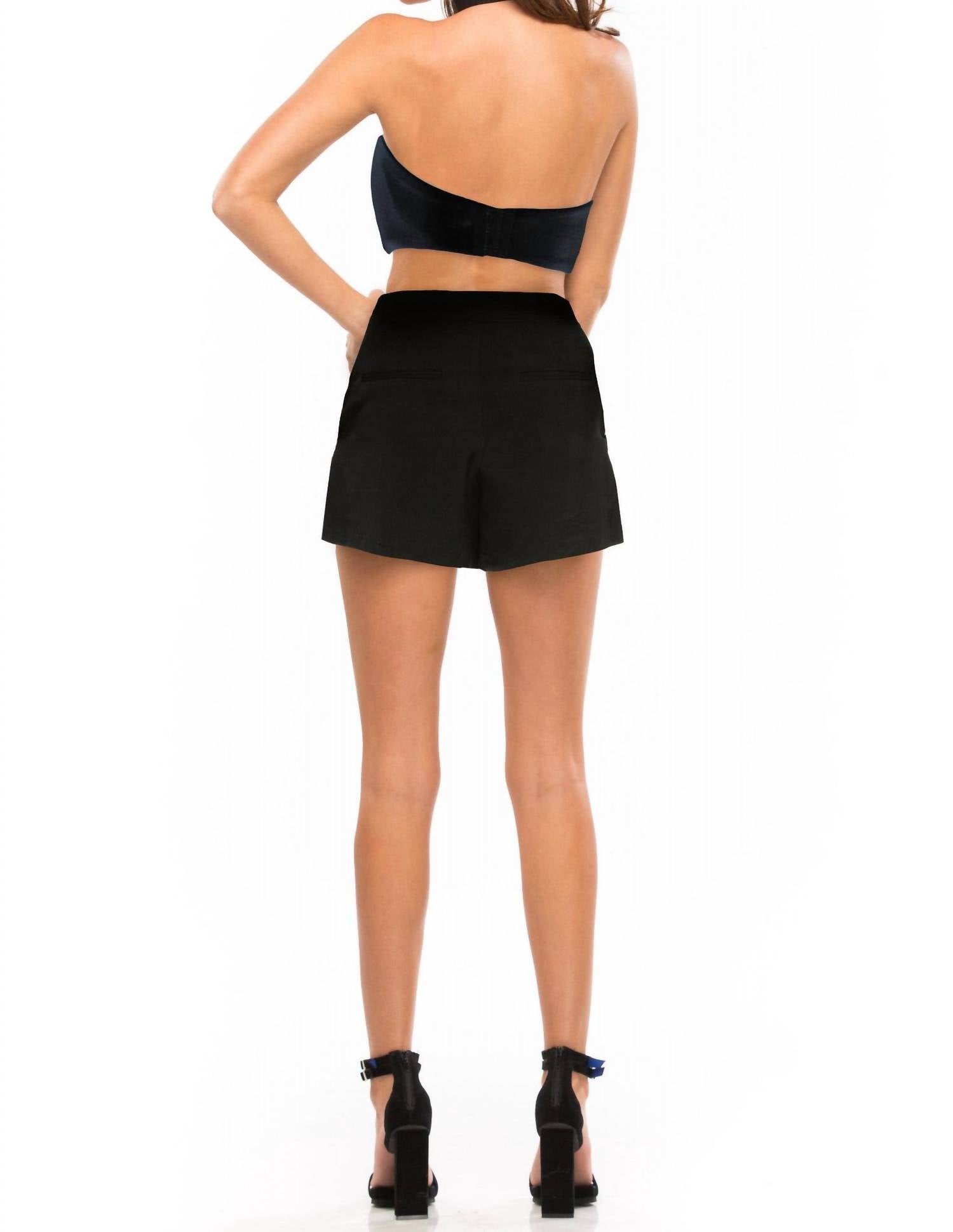 C/Meo Collective - Women's Oblivion Short - black - clothing - polyester