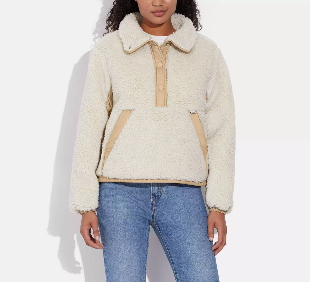 Coach - Sherpa Recycled Polyester Pullover Jacket