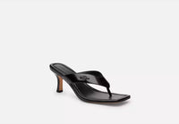 Coach - Women's Lockup Thong Leather Heel