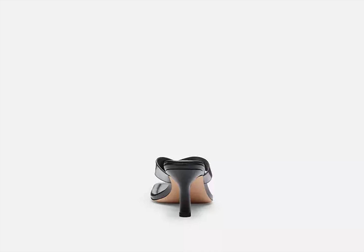 Coach - Women's Lockup Thong Leather Heel