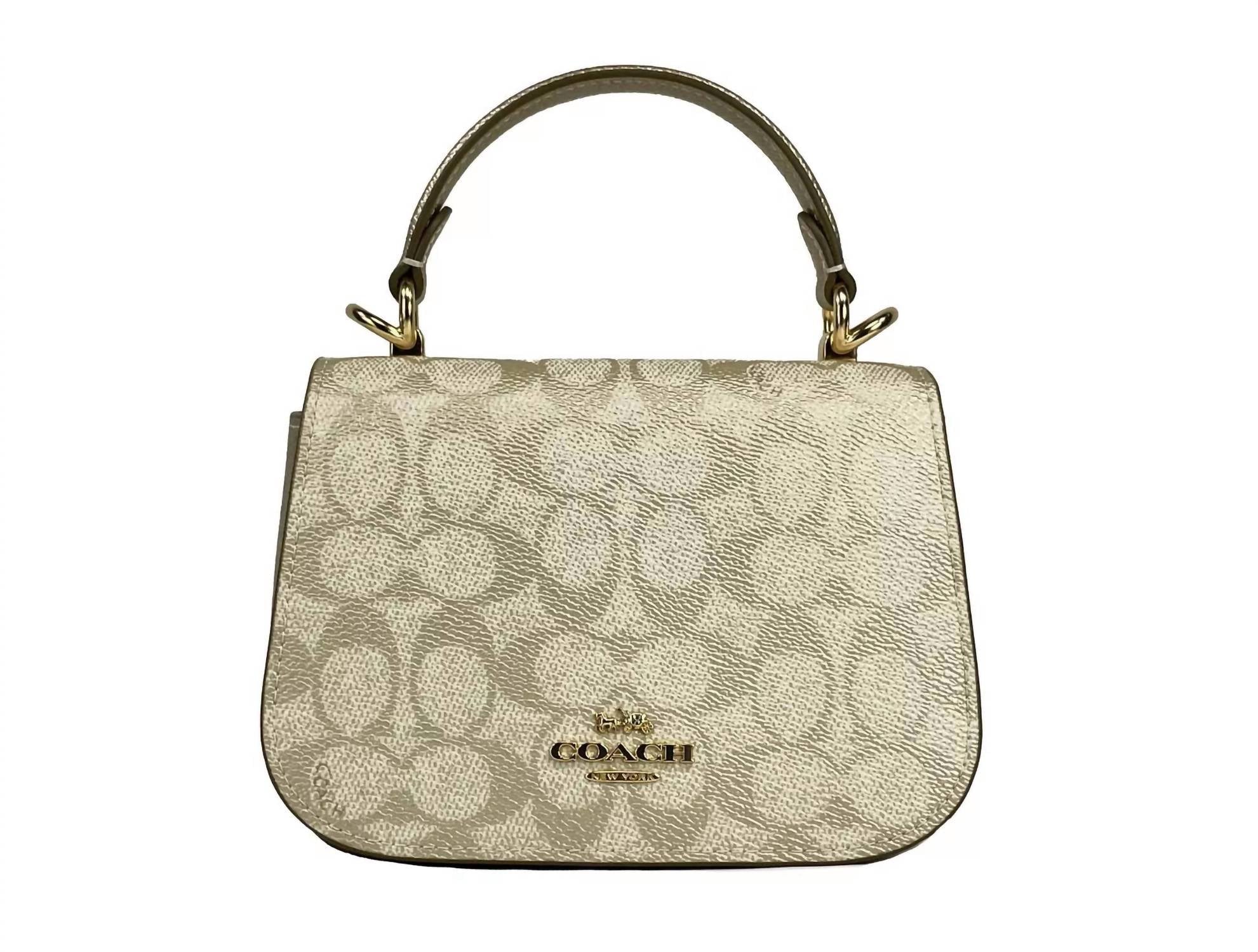 Coach - Women's Lysa Top Handle Bag Crossbody - bags - beige - crossbody - bags