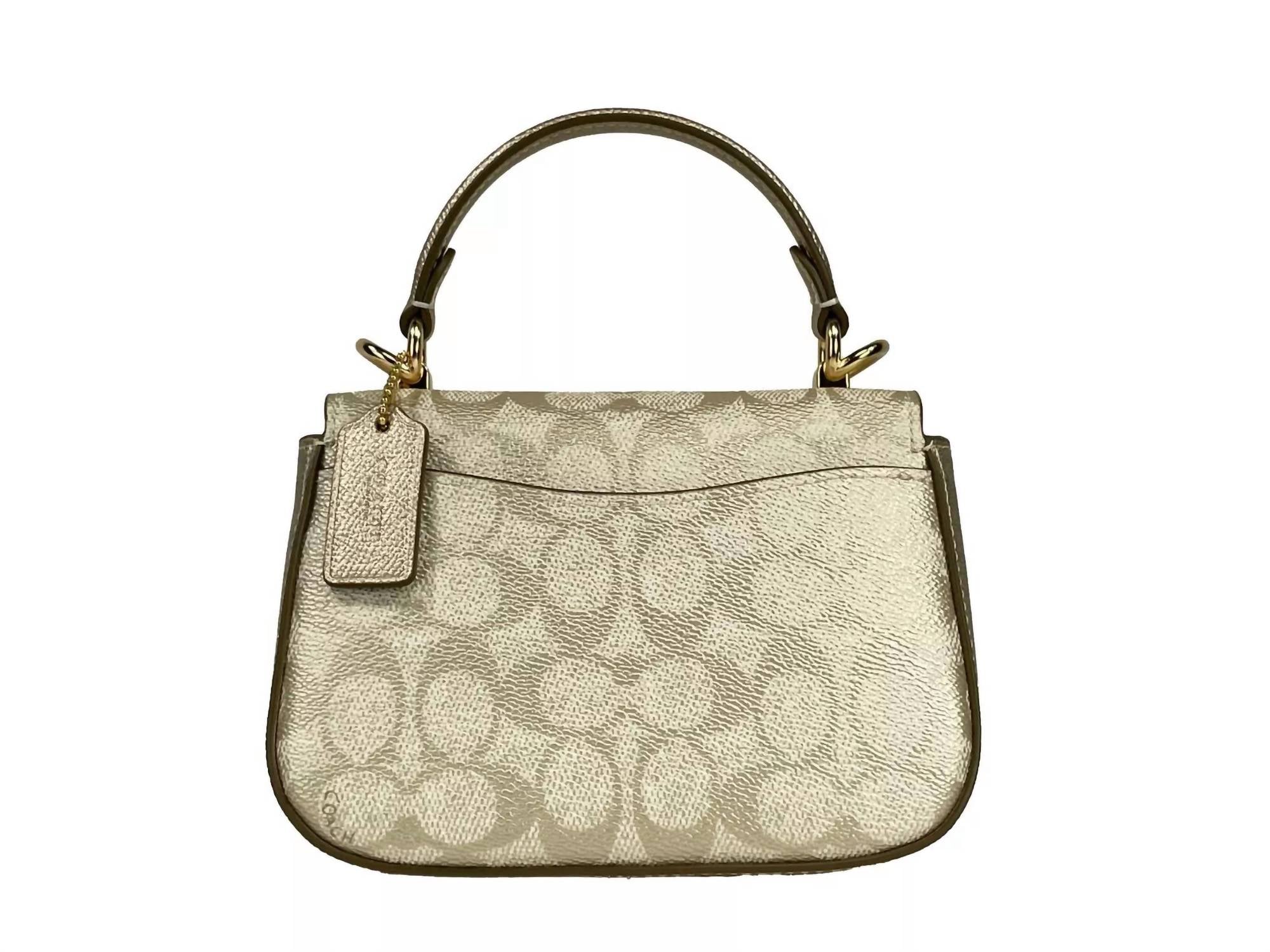 Coach - Women's Lysa Top Handle Bag Crossbody - bags - beige - crossbody - bags