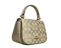 Coach - Women's Lysa Top Handle Bag Crossbody - bags - beige - crossbody - bags