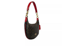 Coach - Women's Payton Signature Leather Shoulder Bag - bags - brown - handbags