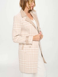 Coalition La - Houndstooth Vegan Wool Coat
