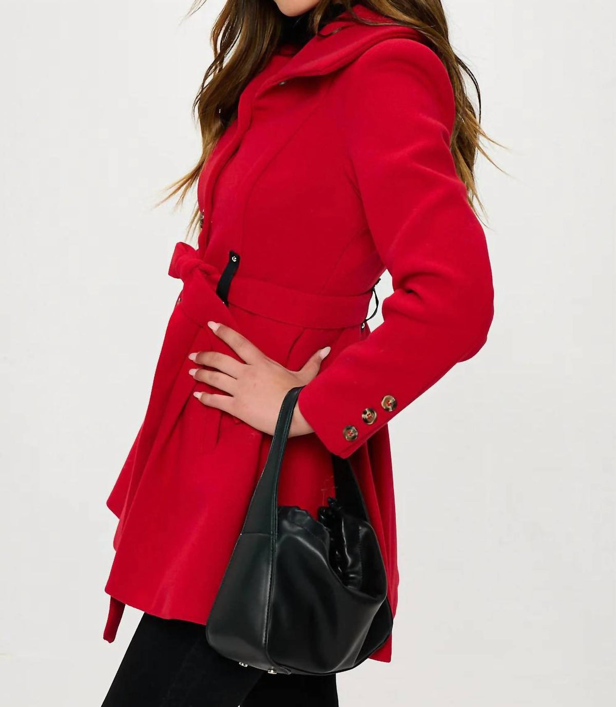 Coalition La - A-line Vegan Wool Coat