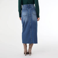 Coco + Carmen - EverStretch Long Skirt with Front Slit
