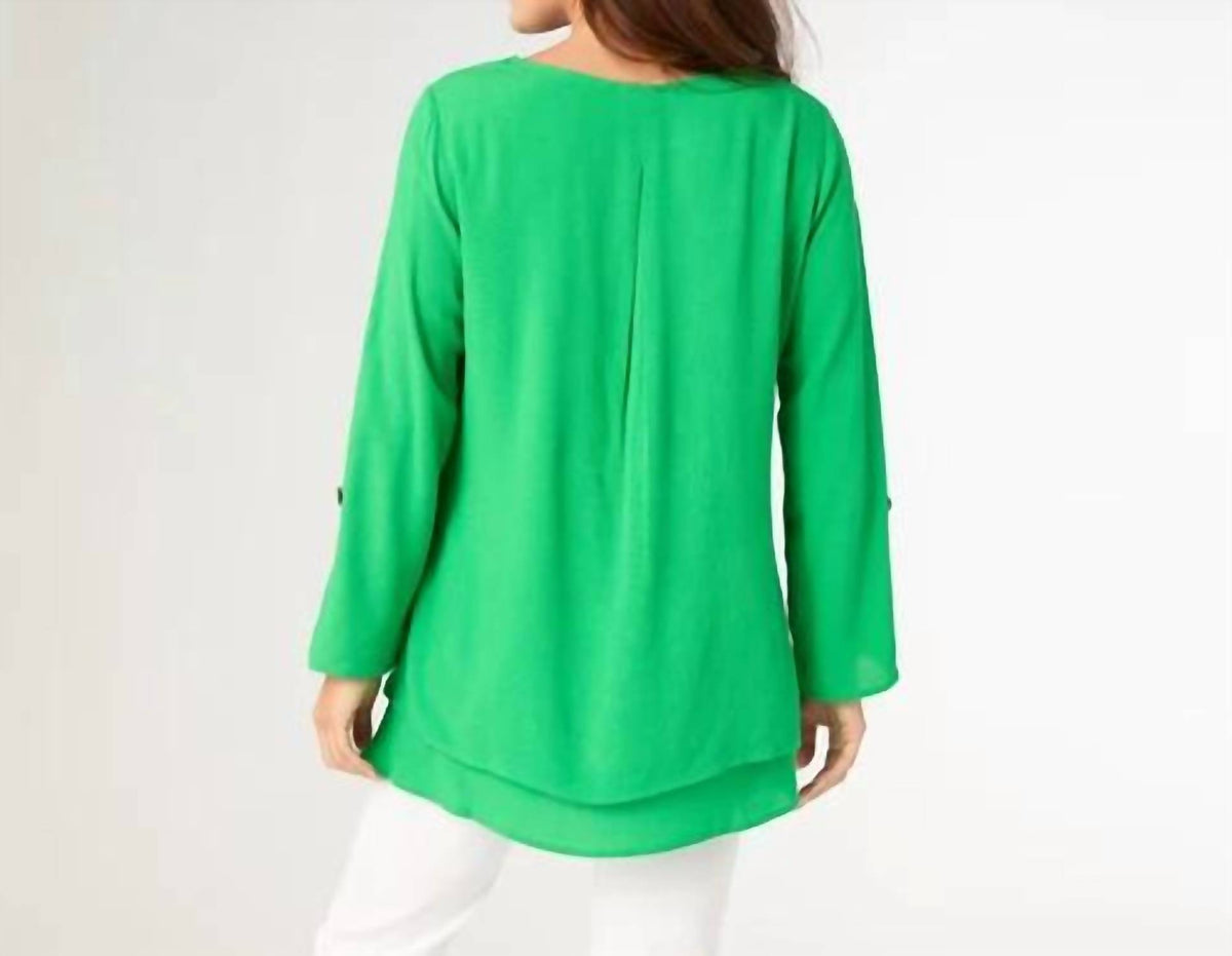 Coco + Carmen - Glenn Split Front Tunic With Buttons