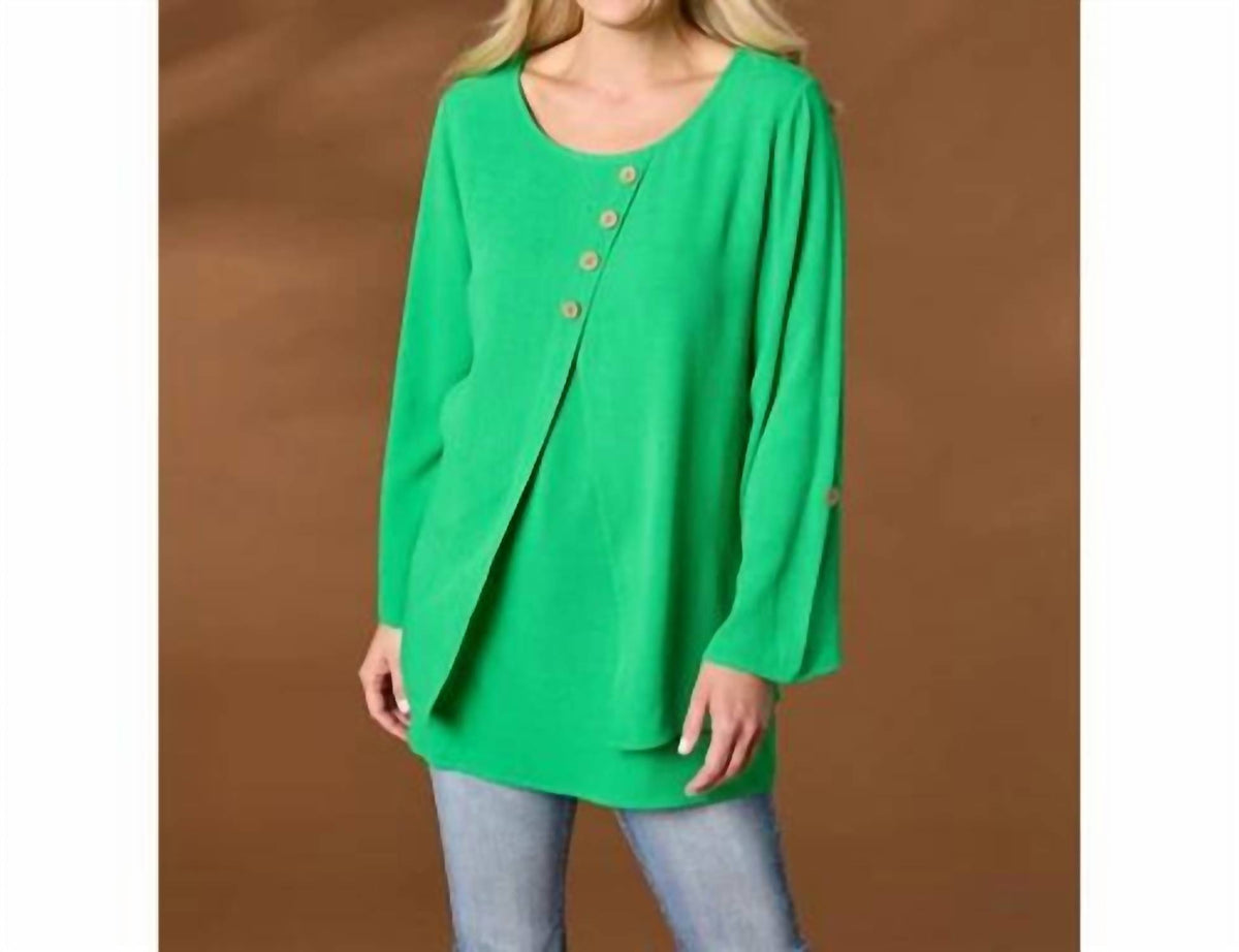 Coco + Carmen - Glenn Split Front Tunic With Buttons