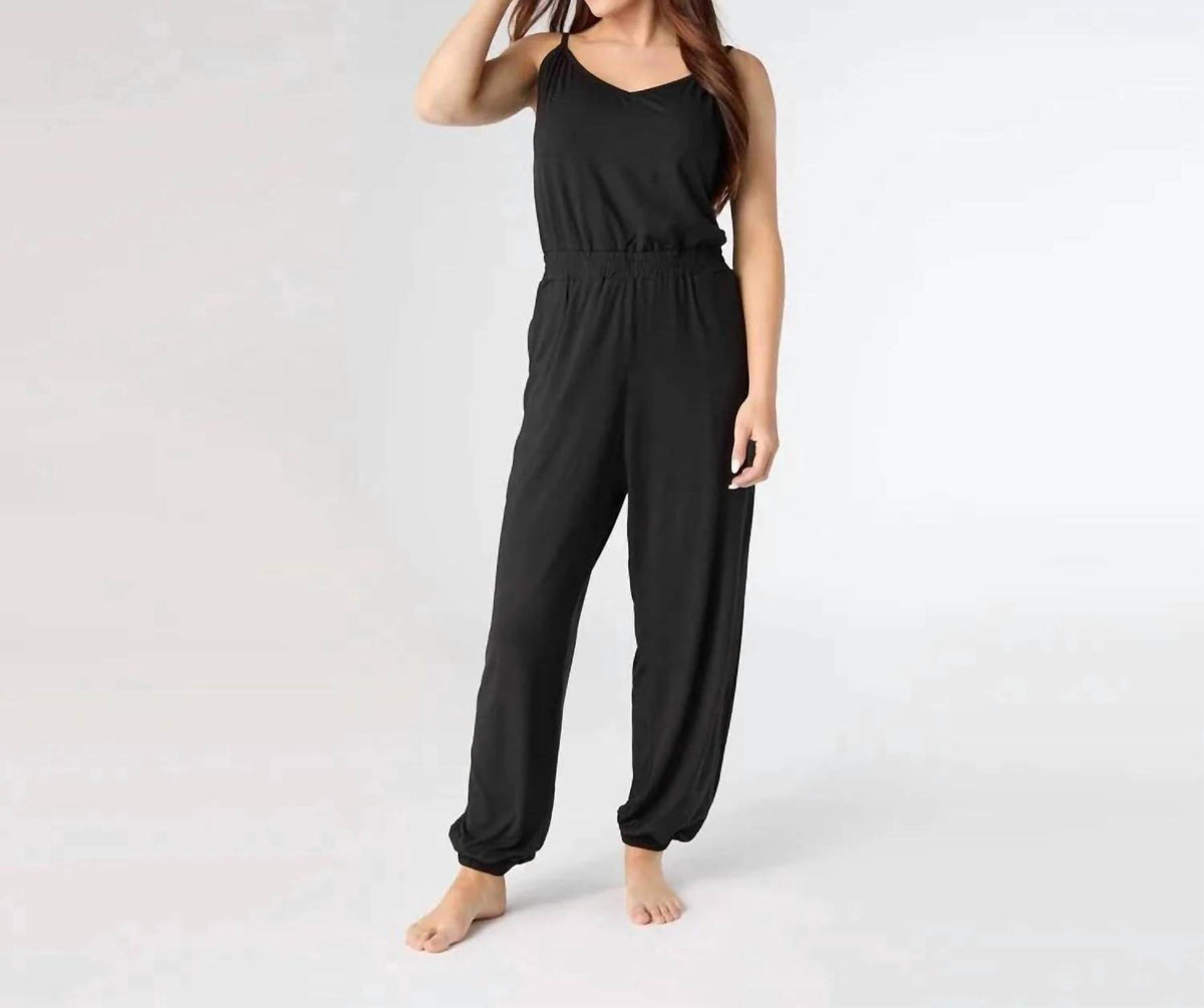 Coco + Carmen - Knit Spaghetti Strap Jumpsuit