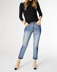 Coco + Carmen - Omg Zoey Zip Jeans - ankle - blue - clothing
