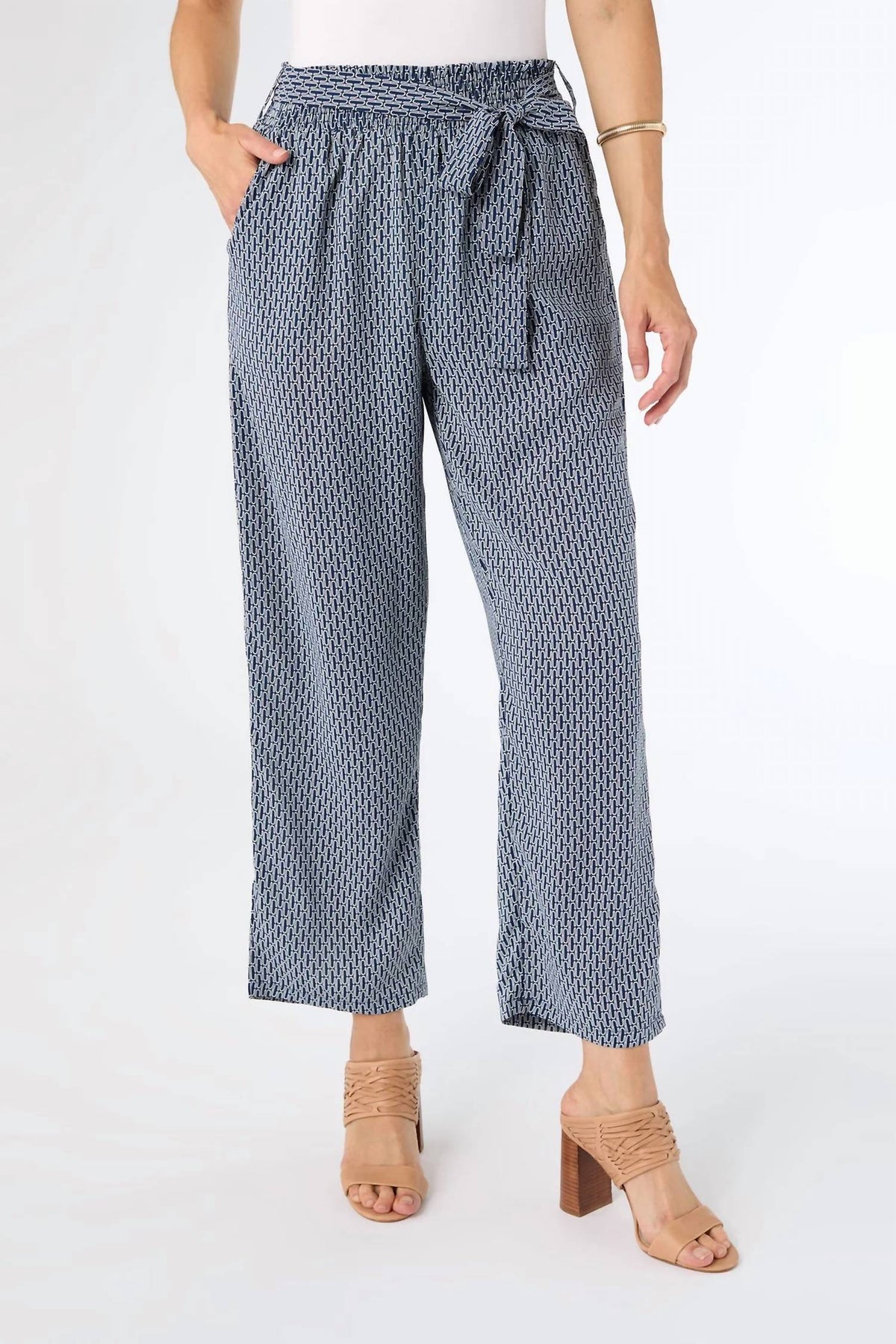 Coco + Carmen - Sarina Cinched Pant With Front Tie