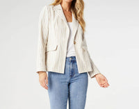 Coco + Carmen - Sydney Stripe Blazer - blazers - clothing - jackets
