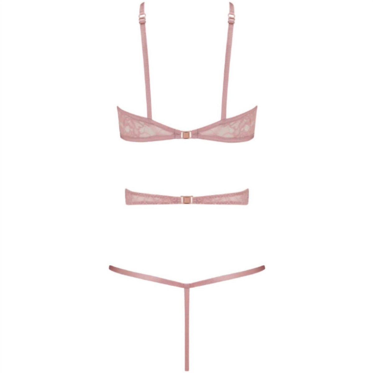 Coco De Mer - Alice Semi Sheer Stretch Lace Bodysuit