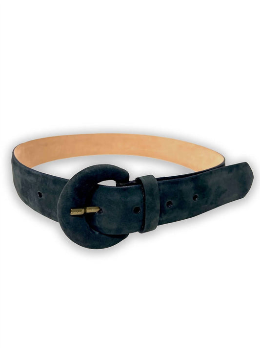 Coco Indigo - Sonya Suede Belt - accessories - belts - black