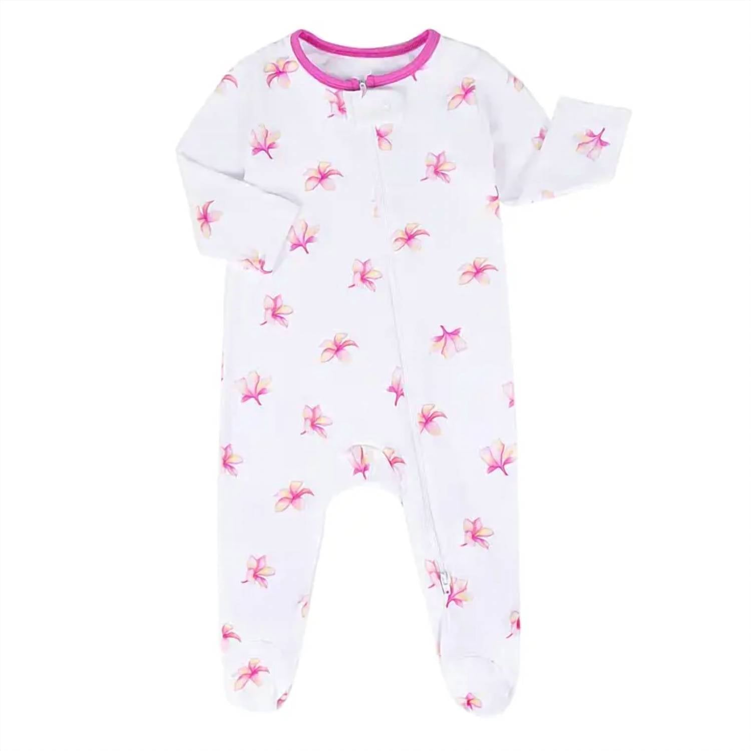 Coco Moon Hawaii - Plumeria Footie Romper - clothing - footies - kids