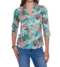 Coco Y Club - 3/4 Sleeve Button Up Shirt