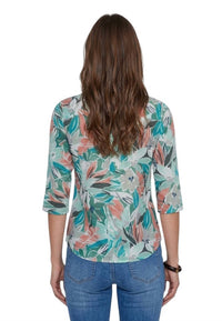 Coco Y Club - 3/4 Sleeve Button Up Shirt
