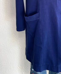 Color Me Cotton - Sweatshirt Dress - blue - clothing - cotton